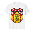 My Heart Is That Field Baseball T-Shirt - Streetwear Style Men Women - T-Shirt, Sweatshirt, Hoodie