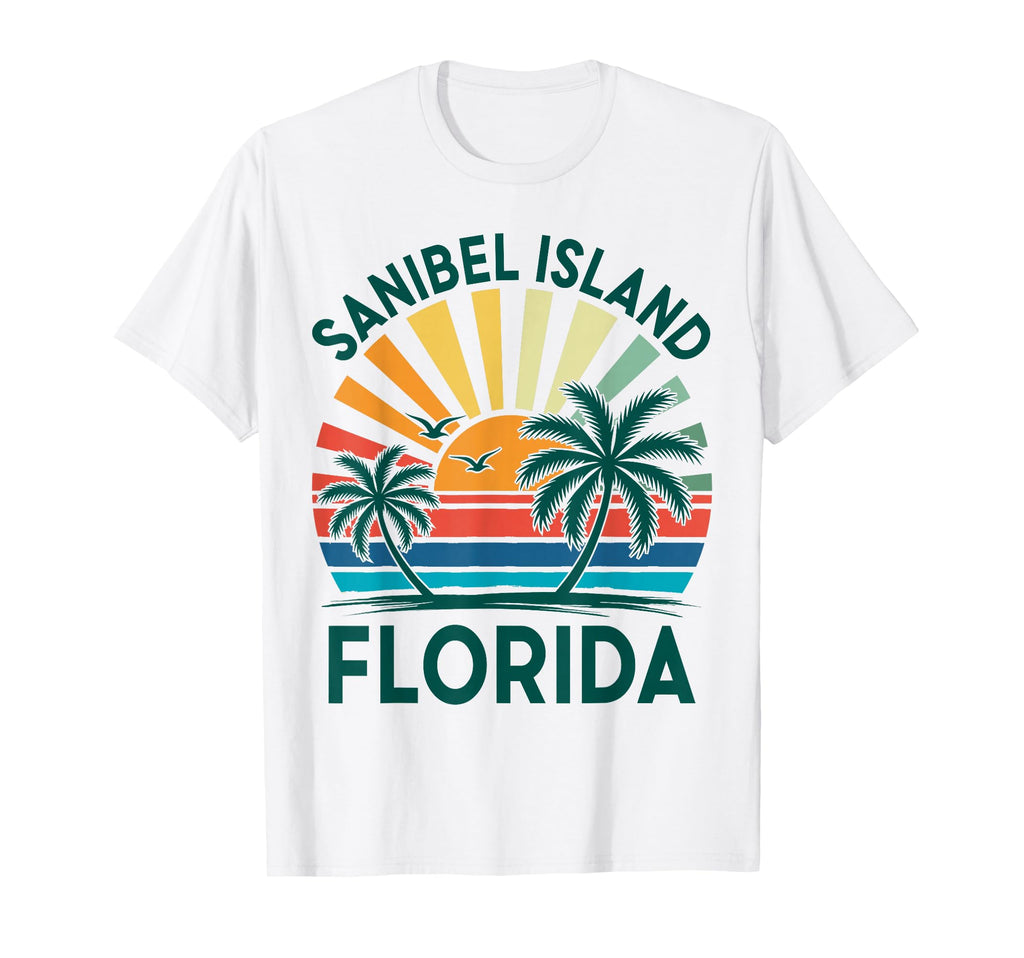 Sanibel Island Florida Vacation T-Shirt - Fun Novelty Design Men Women - T-Shirt, Sweatshirt, Hoodie