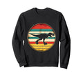 Roller Skate Dinosaur Sweatshirt - Minimalist Print for Adults - T-Shirt, Sweatshirt, Hoodie