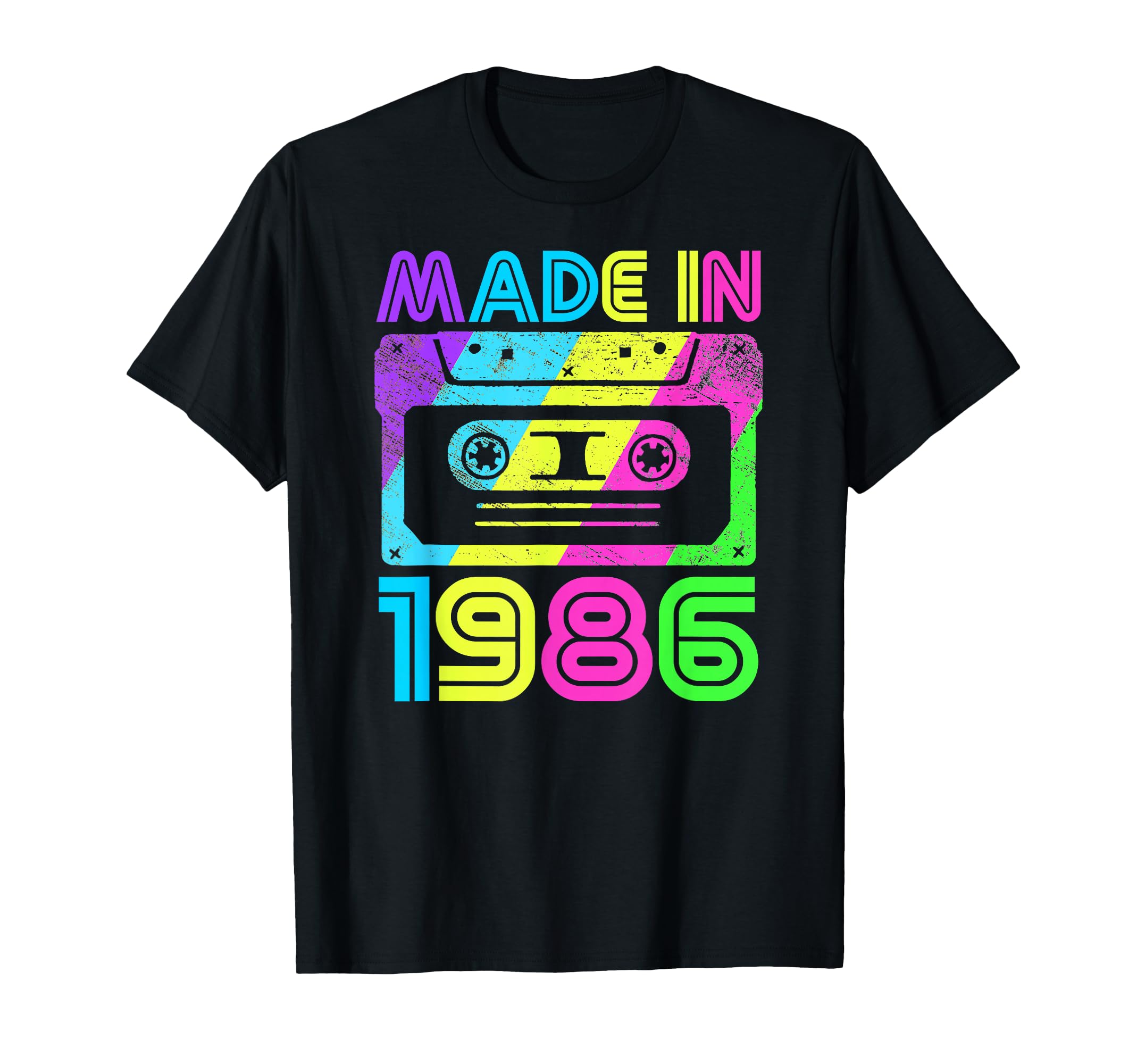 Made 1986 Cassette Birthday Outfit T-Shirt - Fun Novelty Design for Adults - T-Shirt, Sweatshirt, Hoodie