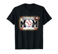 Bleached Baseball Mom Leopard Baseball T-Shirt - Fun Novelty Design Unisex - T-Shirt, Sweatshirt, Hoodie