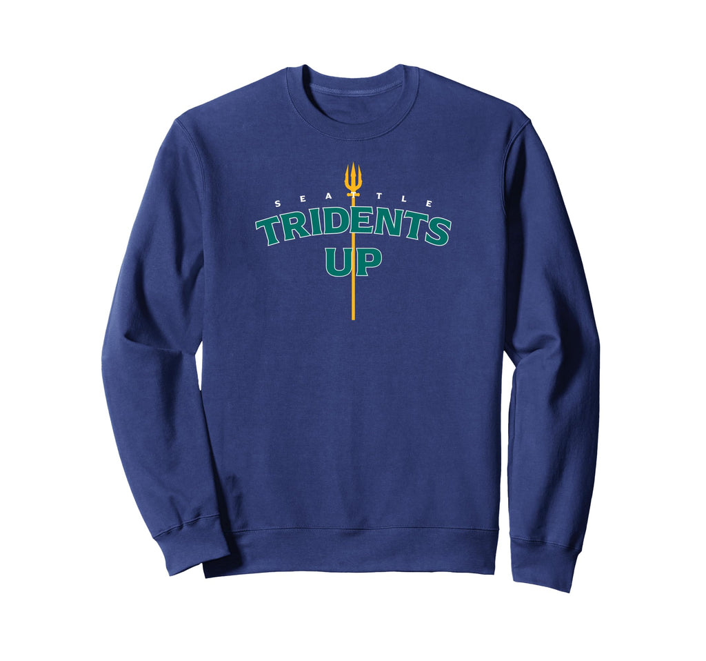 Tridents Up Seattle Baseball Sweatshirt - Unique Graphic for Adults - T-Shirt, Sweatshirt, Hoodie