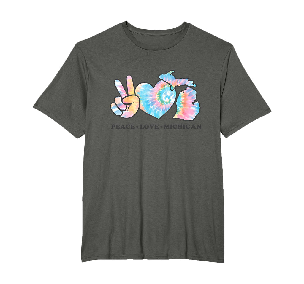Tie Dye Michigan Hippie Gift Co Sweatshirt - Graphic Print Men Women - T-Shirt, Sweatshirt, Hoodie
