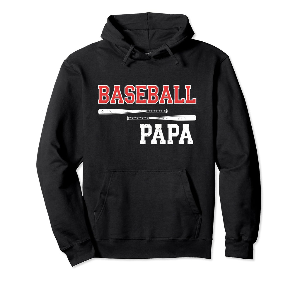 Baseball Papa Grandpa Grandson Games Hoodie - Custom Art Print for Adults - T-Shirt, Sweatshirt, Hoodie