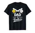 Mens Dad Ballers Baseball Softball T-Shirt - Graphic Print for Adults - T-Shirt, Sweatshirt, Hoodie