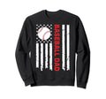 Flag Usa 4Th July Baseball Dad Sweatshirt - Aesthetic Graphic for Adults - T-Shirt, Sweatshirt, Hoodie