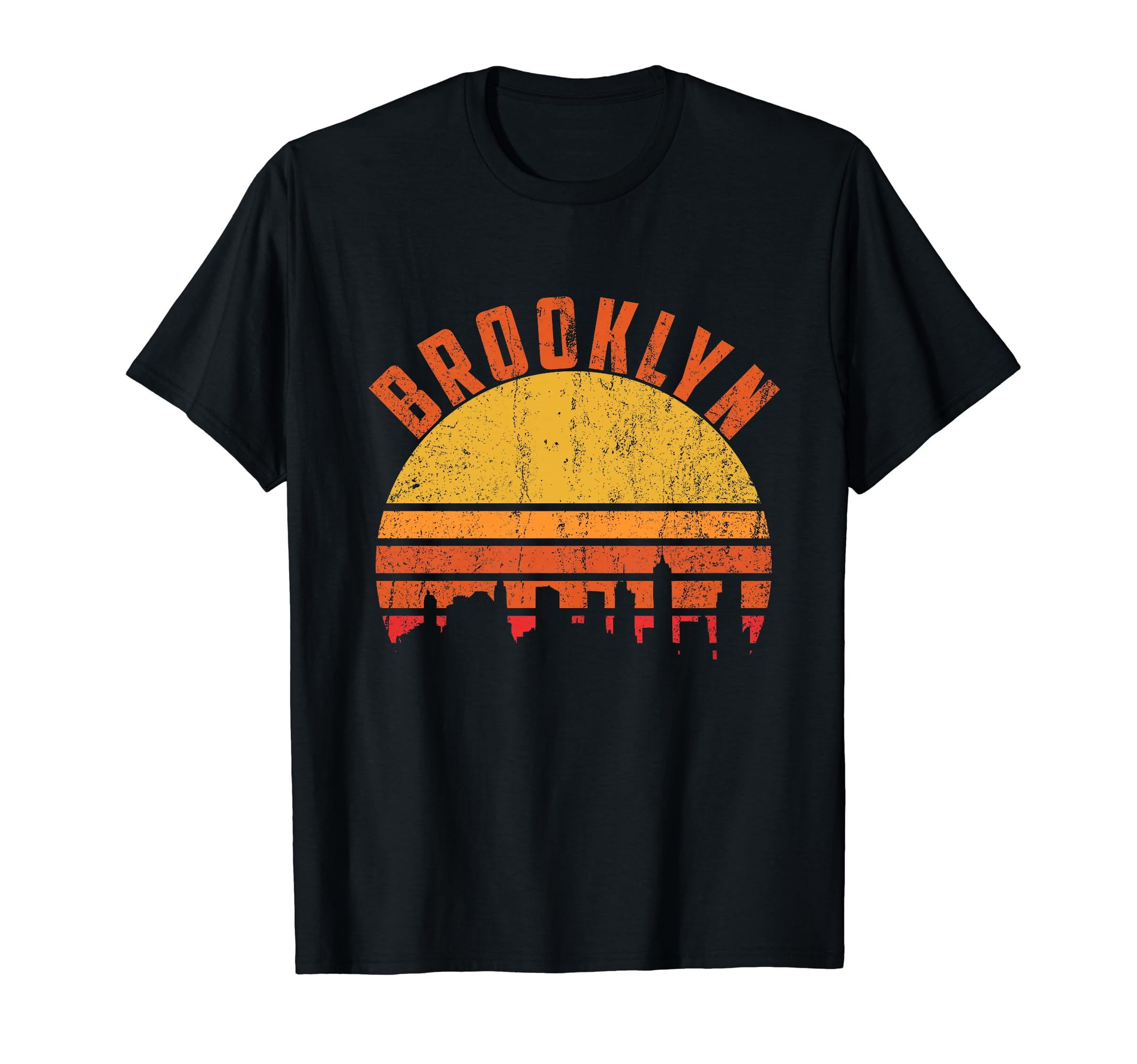 Distressed Brooklyn T-Shirt - Aesthetic Graphic Unisex - T-Shirt, Sweatshirt, Hoodie