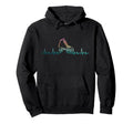 Roller Skating Skate Heartbeat Hoodie - Custom Art Print Unisex - T-Shirt, Sweatshirt, Hoodie