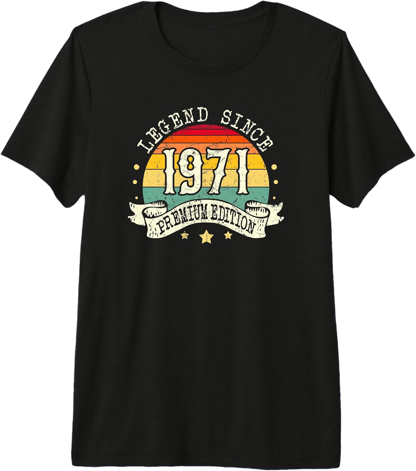 Legend Simple Born in 1971 Birthday Gift Ideas - Adult & Kids T-Shirts, Sweatshirts & Hoodies apparel design preview 1