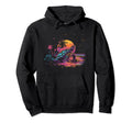 Turtle Vaporwave Aesthetic Synthwave 80S Hoodie - Custom Art Print Unisex - T-Shirt, Sweatshirt, Hoodie
