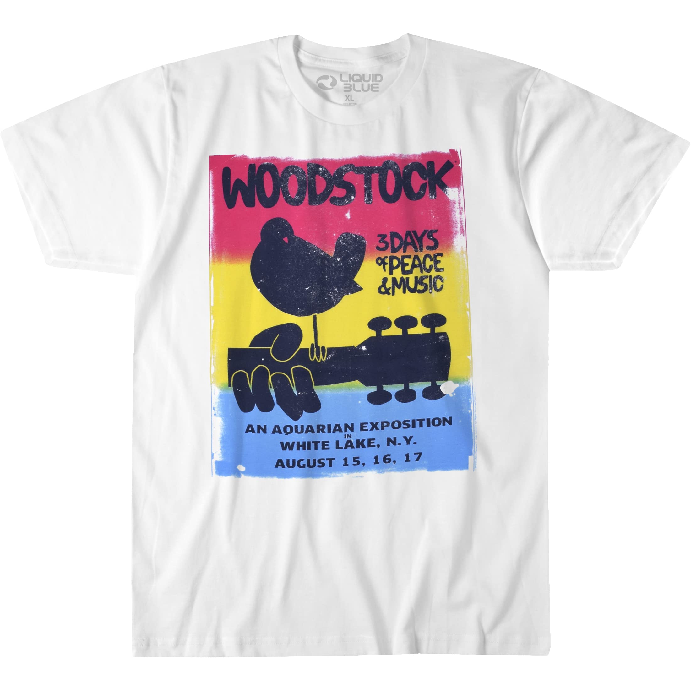 Liquid Blue Woodstock White Lake Sweatshirt - Aesthetic Graphic for Adults - T-Shirt, Sweatshirt, Hoodie