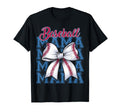 Baseball Mama Coquette Bow Mothers Day Mom T-Shirt - Trendy Graphic Unisex - T-Shirt, Sweatshirt, Hoodie