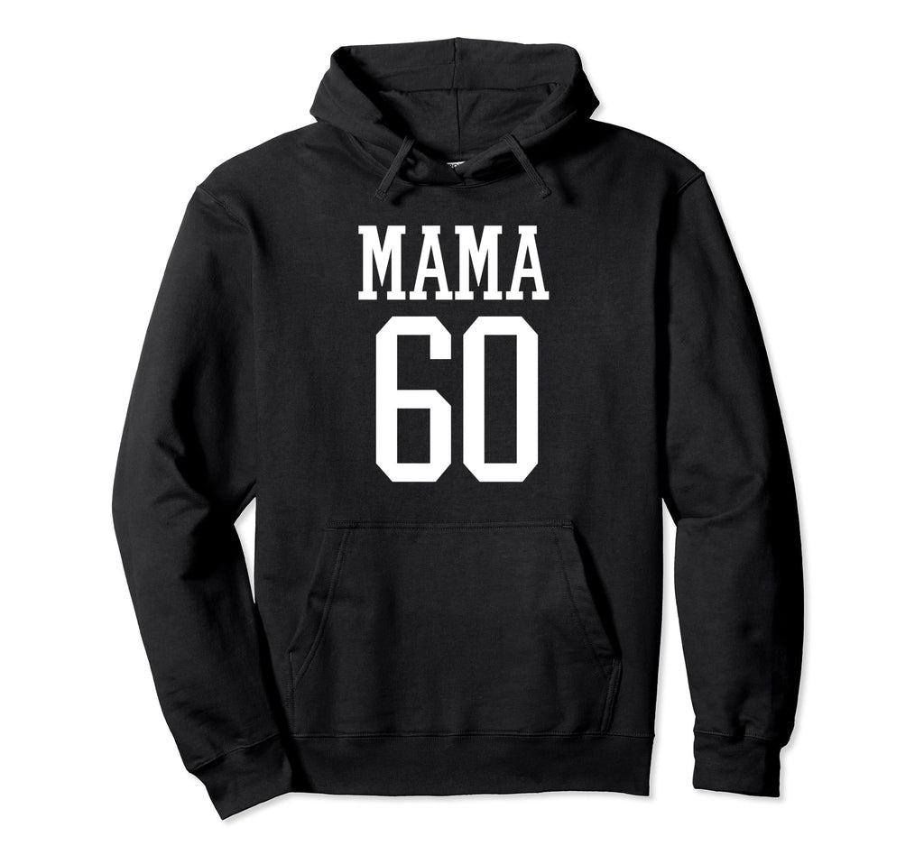 Number 60 Mama Biggest Fan Spirit Wear Hoodie - Minimalist Print Men Women - T-Shirt, Sweatshirt, Hoodie