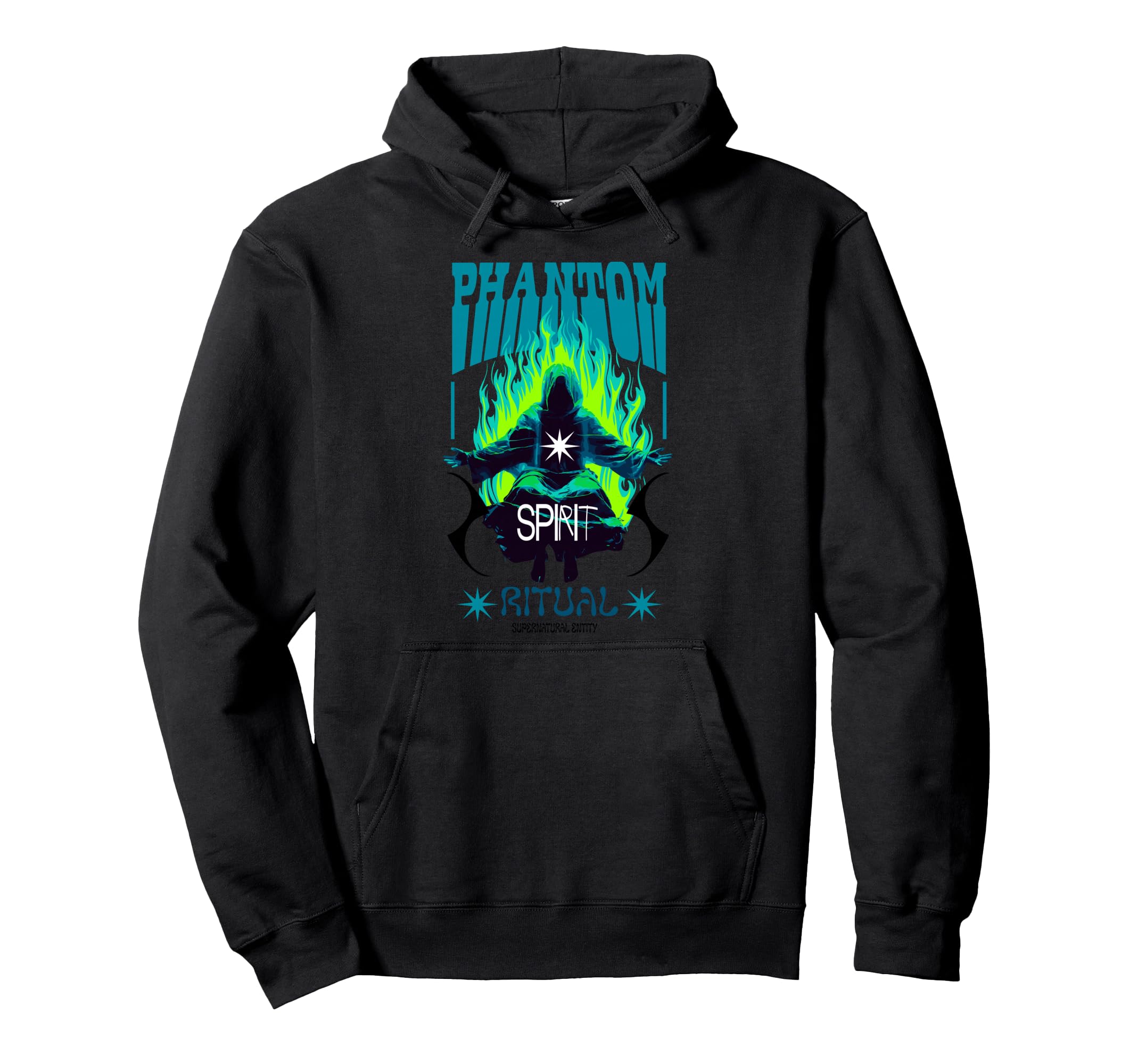 Y2K Phantom Bold Urban Graffiti Hoodie - Minimalist Print Men Women - T-Shirt, Sweatshirt, Hoodie