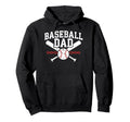 Baseball Dad Happy Fathers Day Sport Wife Hoodie - Trendy Graphic Unisex - T-Shirt, Sweatshirt, Hoodie