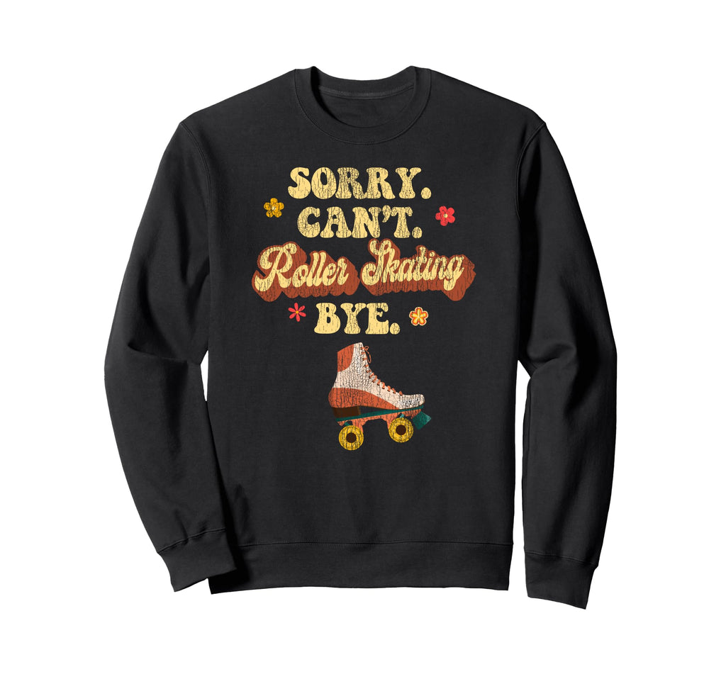 Roller Skating Skate 1970S Sweatshirt - Aesthetic Graphic Men Women - T-Shirt, Sweatshirt, Hoodie