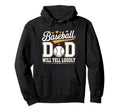 Baseball Dad Hoodie - Novelty Apparel Men Women - T-Shirt, Sweatshirt, Hoodie