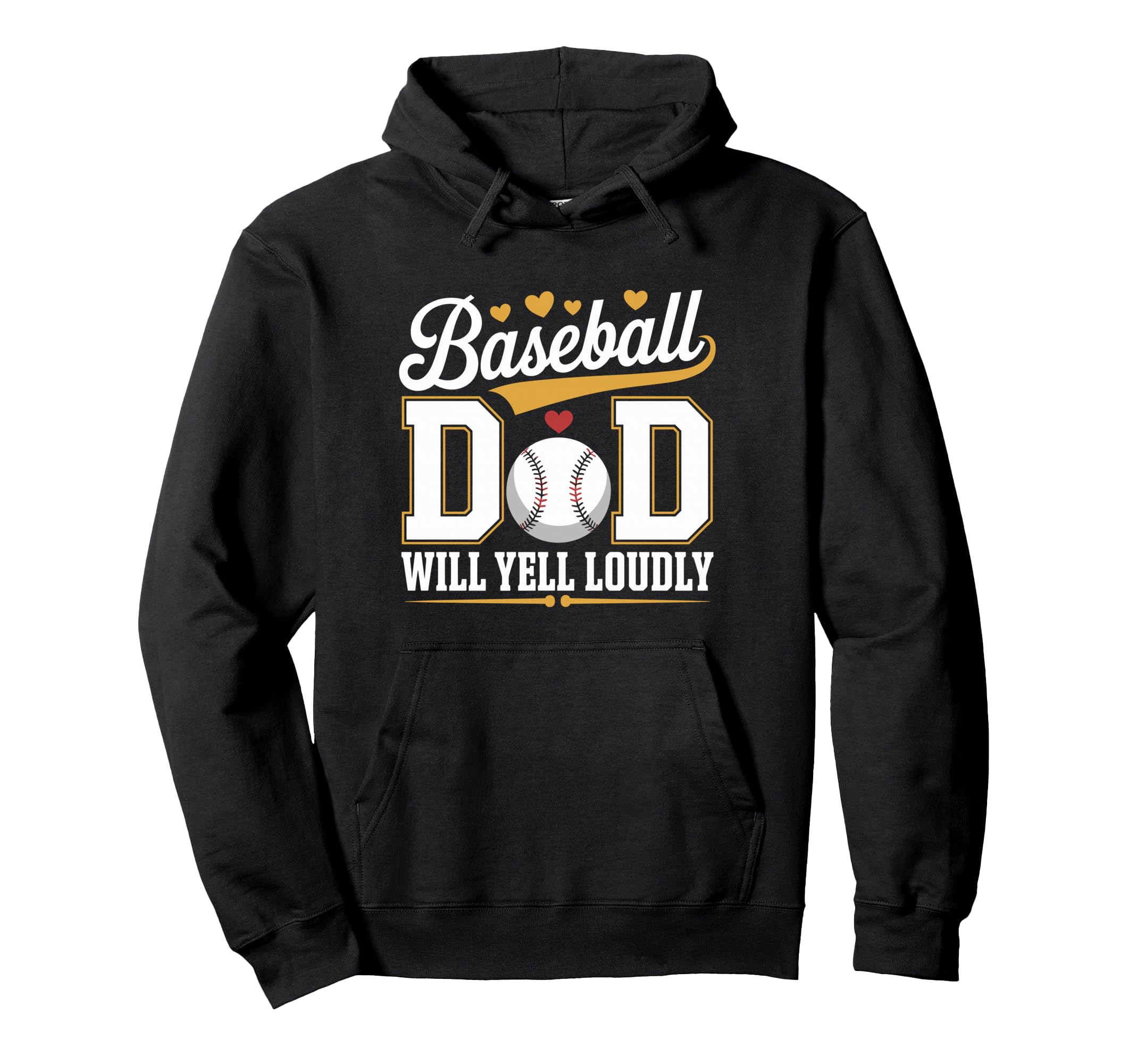 Baseball Dad Hoodie - Novelty Apparel Men Women - T-Shirt, Sweatshirt, Hoodie