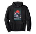 Great Wave Kanagawa Wave Japanese Hoodie - Novelty Apparel Unisex - T-Shirt, Sweatshirt, Hoodie