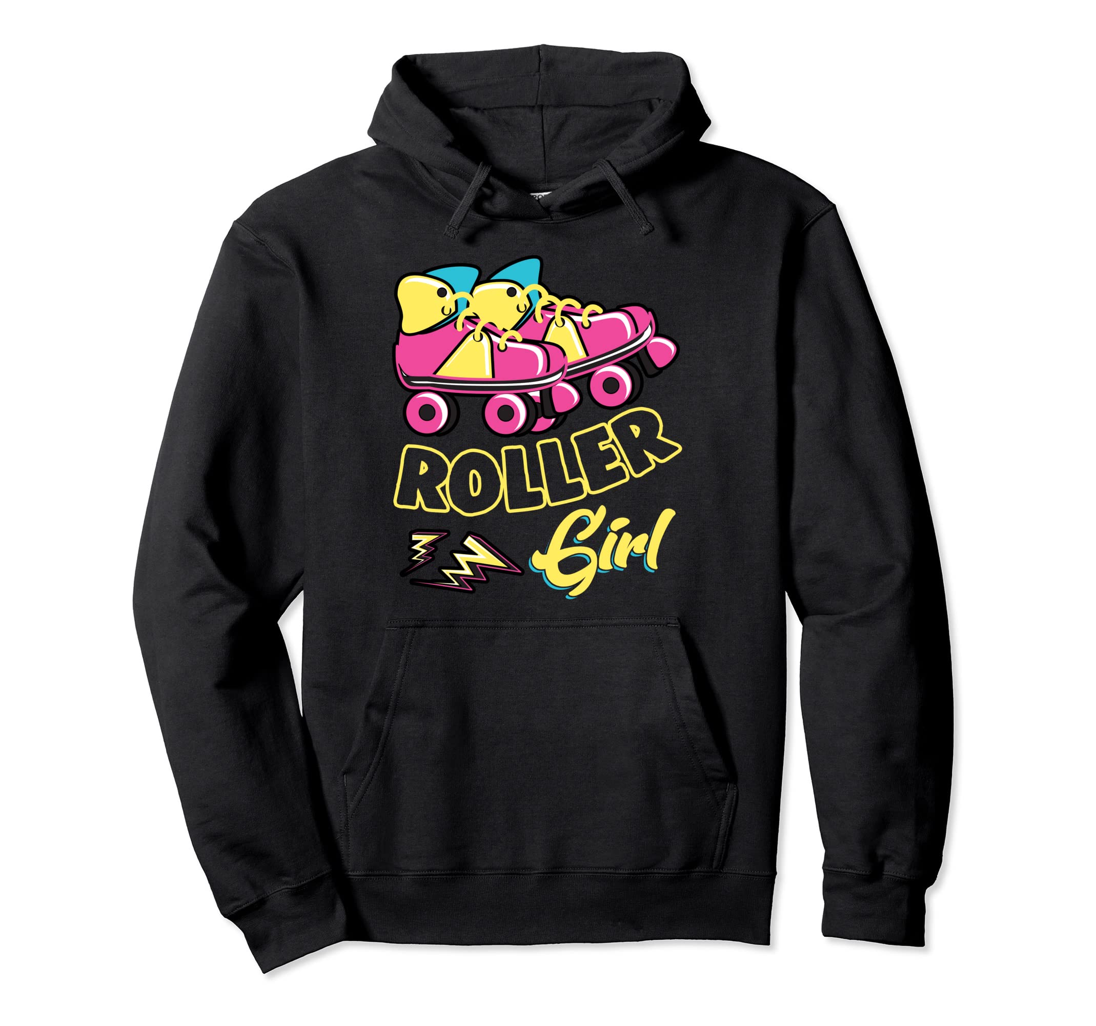 Roller Roller Skates 80S Hoodie - Aesthetic Graphic Unisex - T-Shirt, Sweatshirt, Hoodie
