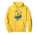 90S Fisherman Aesthetic Fish Beachy Hoodie - Custom Art Print Men Women - T-Shirt, Sweatshirt, Hoodie