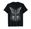 Y2K Grunge Aesthetic Alt Goth Skull T-Shirt - Minimalist Print for Adults - T-Shirt, Sweatshirt, Hoodie