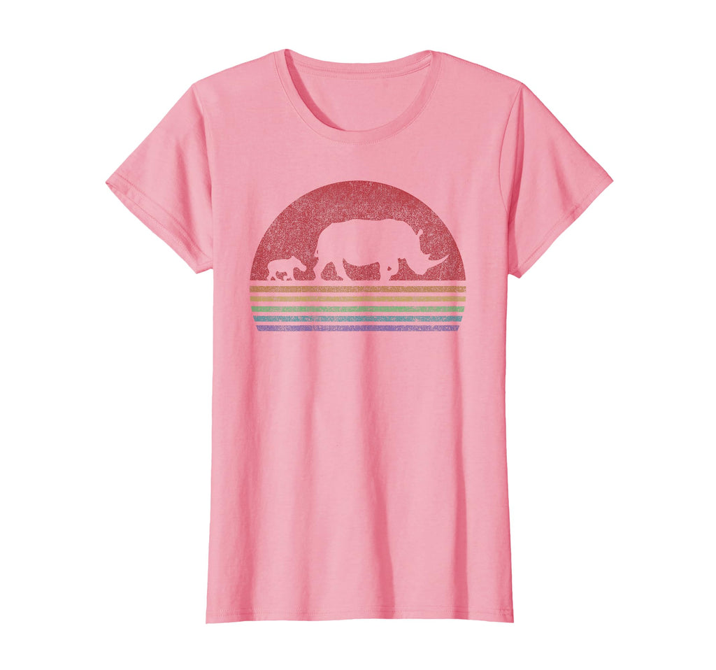 Rhino Mom Rhinoceros Mother Child Mama T-Shirt - Trendy Graphic for Adults - T-Shirt, Sweatshirt, Hoodie