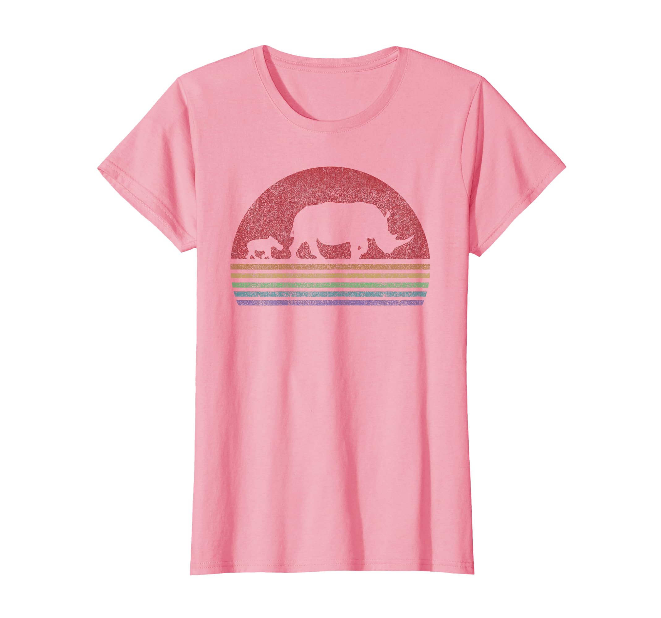 Rhino Mom Rhinoceros Mother Child Mama T-Shirt - Trendy Graphic for Adults - T-Shirt, Sweatshirt, Hoodie