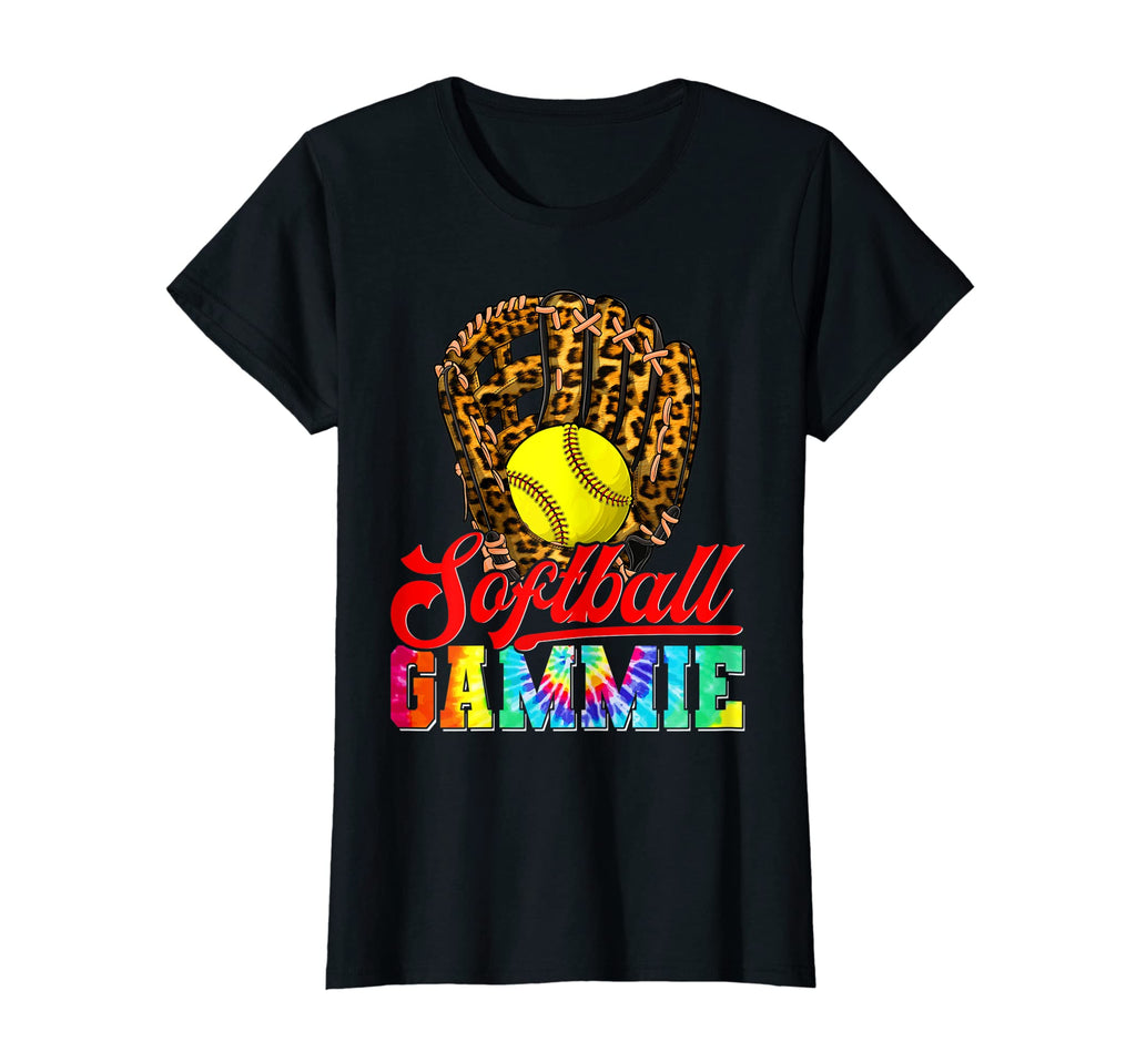 Womens Proud Softball Tie Dye Gammie T-Shirt - Graphic Print for Adults - T-Shirt, Sweatshirt, Hoodie