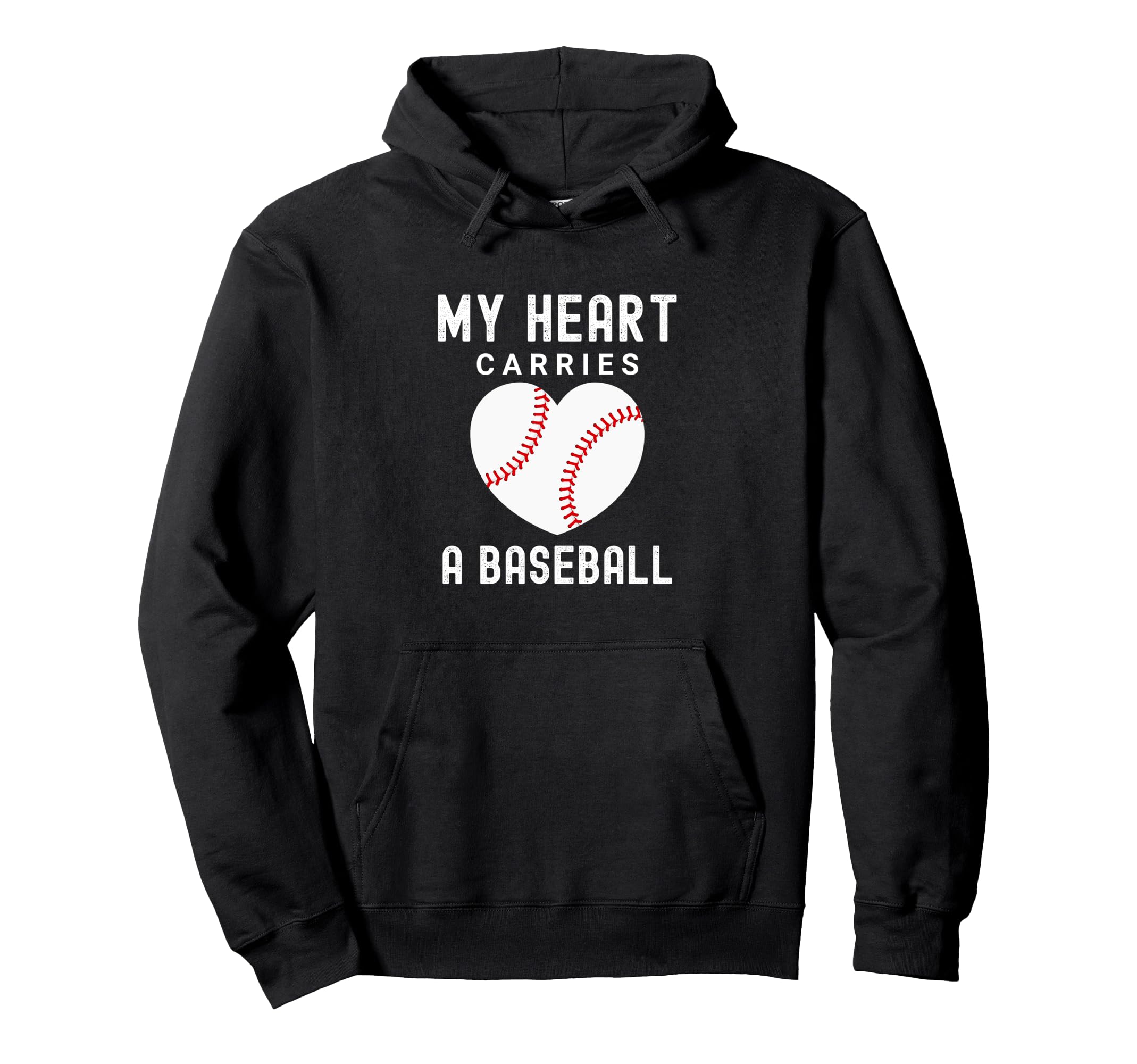 Baseball Mom Life My Heart Carries Hoodie - Minimalist Print Unisex - T-Shirt, Sweatshirt, Hoodie