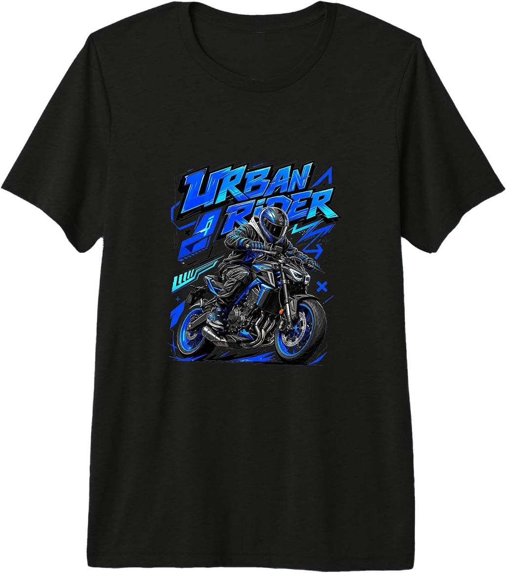 Urban Rider Street Bike Graphic - Adult & Kids T-Shirts, Sweatshirts & Hoodies apparel design preview 1
