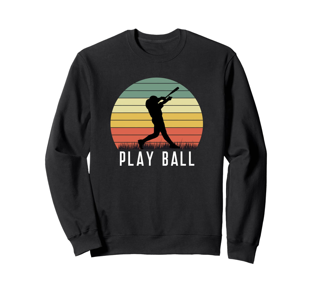 Baseball Batter Homerun Sunset Sweatshirt - Custom Art Print for Adults - T-Shirt, Sweatshirt, Hoodie