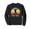 Baseball Batter Homerun Sunset Sweatshirt - Custom Art Print for Adults - T-Shirt, Sweatshirt, Hoodie