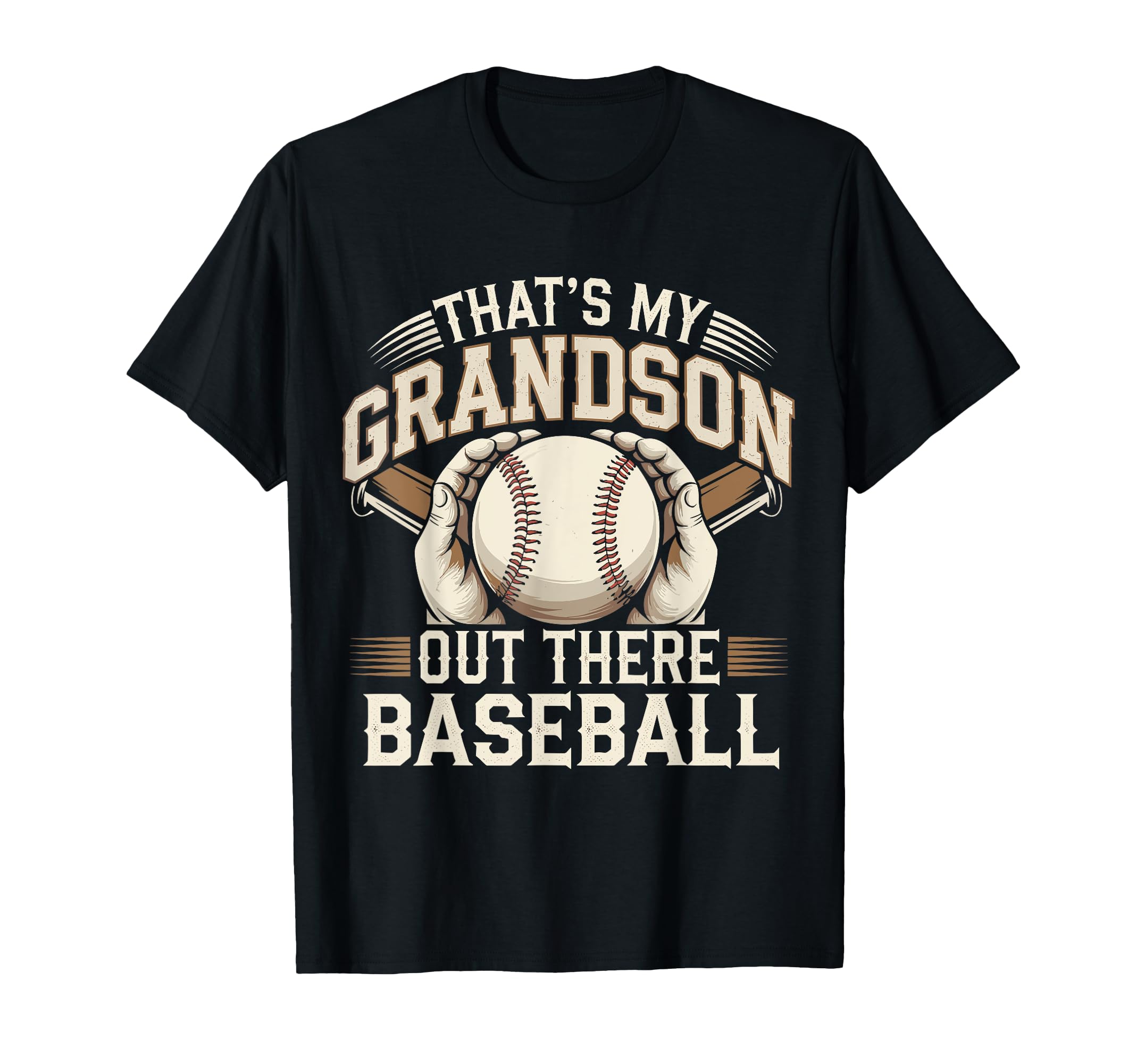 Thats My Grandson Out Baseball Grandma T-Shirt - Graphic Print Unisex - T-Shirt, Sweatshirt, Hoodie