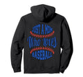Baseball Loving Mom Just Mom Who Hoodie - Fun Novelty Design Men Women - T-Shirt, Sweatshirt, Hoodie
