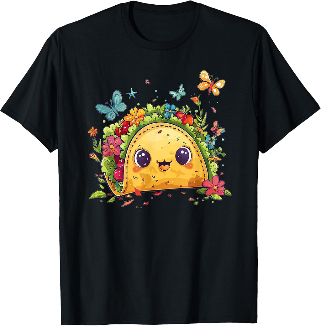 Colorful Taco I Cartoon - Adult & Kids T-Shirts, Sweatshirts & Hoodies apparel design preview 1