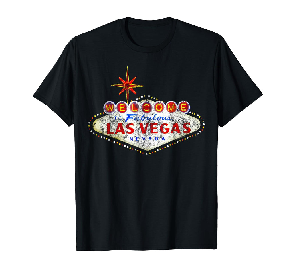 Welcome To Las Vegas Nevada Sign T-Shirt - Fun Novelty Design Men Women - T-Shirt, Sweatshirt, Hoodie