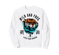 Fierce Tiger Head Japanese Y2K Sweatshirt - Fun Novelty Design for Adults - T-Shirt, Sweatshirt, Hoodie