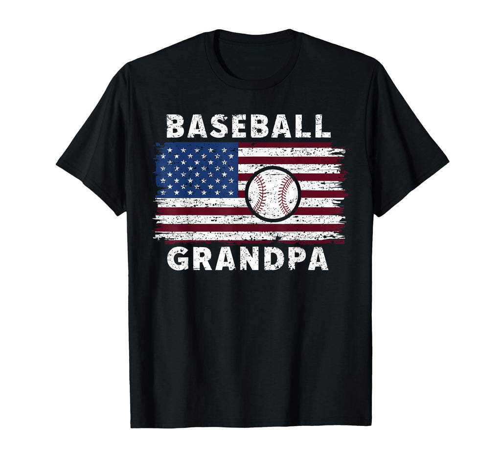 Baseball Grandpa Grandfather Gramps T-Shirt - Graphic Print Men Women - T-Shirt, Sweatshirt, Hoodie