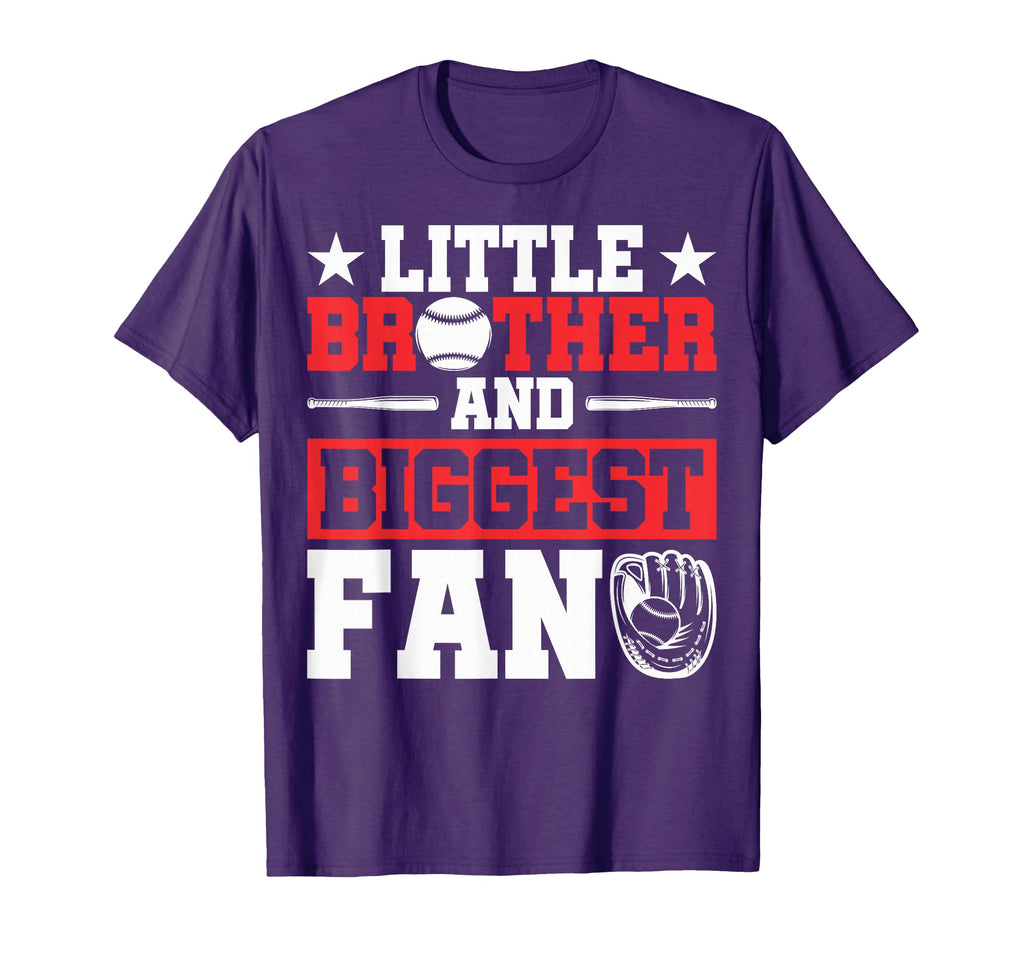 Little Brother And Biggest Fan T-Shirt - Trendy Graphic for Adults - T-Shirt, Sweatshirt, Hoodie