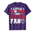 Little Brother And Biggest Fan T-Shirt - Trendy Graphic for Adults - T-Shirt, Sweatshirt, Hoodie