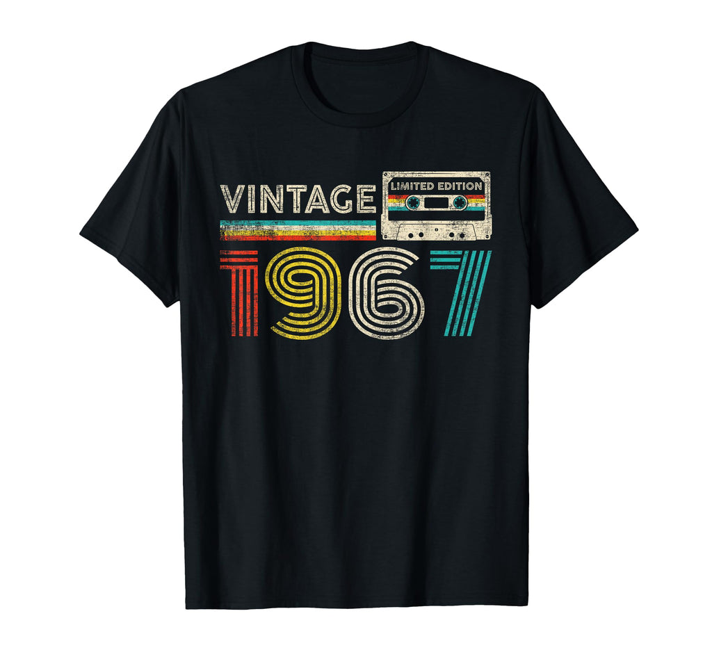 1967 59Th Birthday Gifts 1967 Cassette Tape T-Shirt - Trendy Graphic Unisex - T-Shirt, Sweatshirt, Hoodie