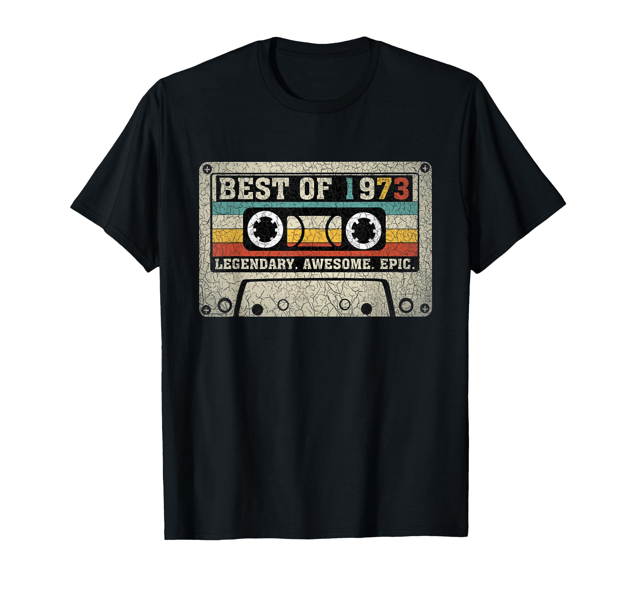 1973 Cassette Tape 50Th Birthday T-Shirt - Streetwear Style for Adults - T-Shirt, Sweatshirt, Hoodie