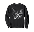 Cigarette Kitten Funny Grunge Y2K Sweatshirt - Unique Graphic Unisex - T-Shirt, Sweatshirt, Hoodie
