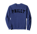 Philadelphia Distressed Font Philly Sweatshirt - Streetwear Style Unisex - T-Shirt, Sweatshirt, Hoodie
