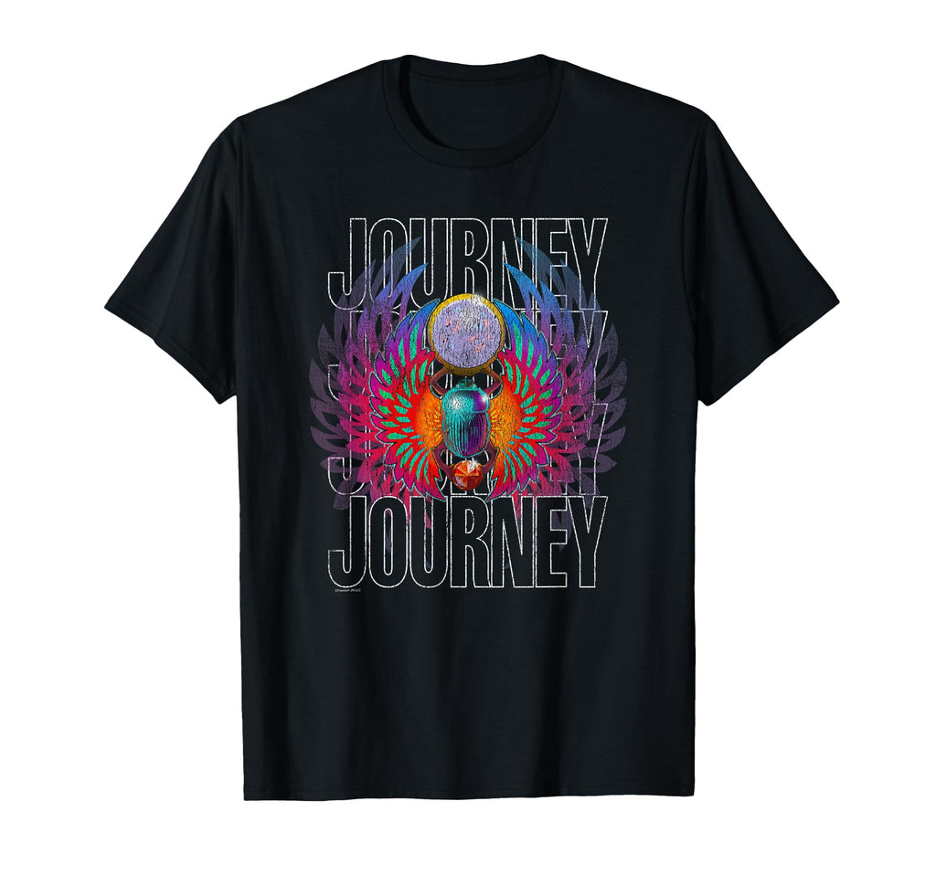 Journey Infinity Wings Vivid Scarab T-Shirt - Minimalist Print for Adults - T-Shirt, Sweatshirt, Hoodie