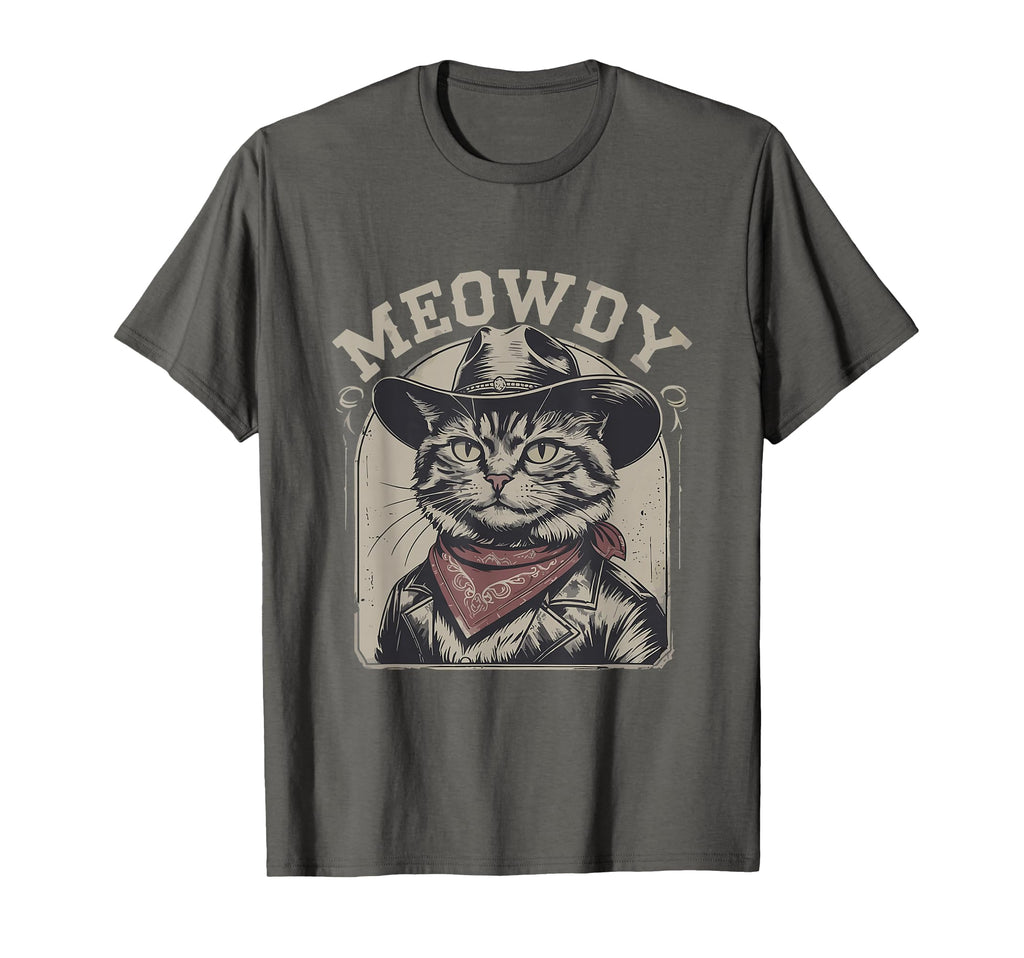 Meowdy Country Music Funny Western T-Shirt - Streetwear Style Men Women - T-Shirt, Sweatshirt, Hoodie