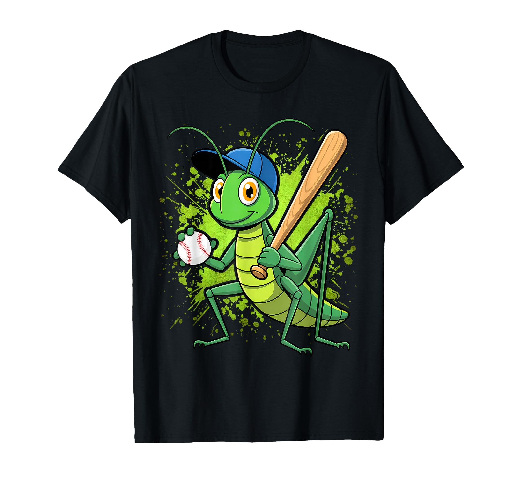 Baseball Grasshopper Insect Lover T-Shirt - Minimalist Print for Adults - T-Shirt, Sweatshirt, Hoodie