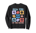 Beach Boho Summer Vacation Womens Sweatshirt - Unique Graphic Unisex - T-Shirt, Sweatshirt, Hoodie