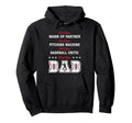 Baseball Part Time Warm Up Partner Hoodie - Graphic Print Men Women - T-Shirt, Sweatshirt, Hoodie